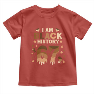 Funny Melanin Six Seven Meme Toddler T Shirt African American Gift TS12 Red Print Your Wear