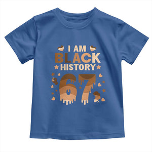 Funny Melanin Six Seven Meme Toddler T Shirt African American Gift TS12 Royal Blue Print Your Wear