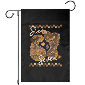 Funny African American Melanin Gift Garden Flag Six Seven Meme TS12 Black Print Your Wear