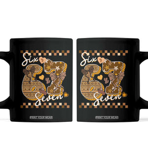Funny African American Melanin Gift Coffee Mug Six Seven Meme TS12 Black Print Your Wear