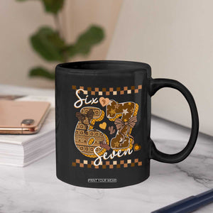 Funny African American Melanin Gift Coffee Mug Six Seven Meme TS12 Print Your Wear