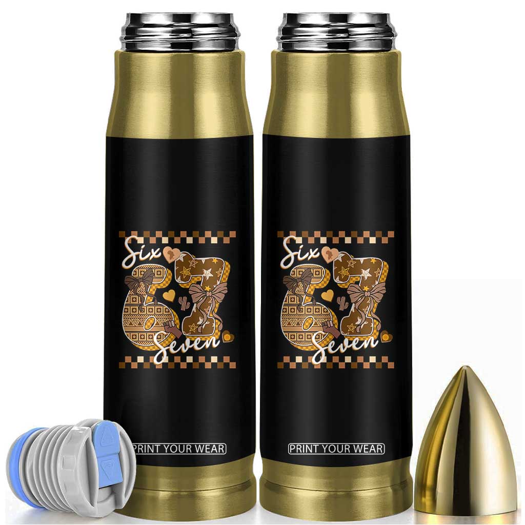 Funny African American Melanin Gift Bullet Tumbler Six Seven Meme TS12 Black Print Your Wear