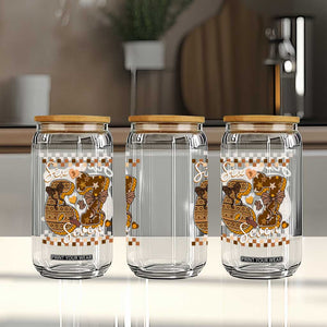 Funny African American Melanin Gift Glass Can Six Seven Meme TS12 Print Your Wear