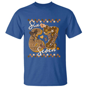Funny African American Melanin Gift T Shirt Six Seven Meme TS12 Royal Blue Print Your Wear