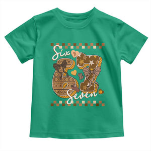 Funny African American Melanin Gift Toddler T Shirt Six Seven Meme TS12 Irish Green Print Your Wear
