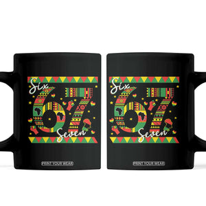 Funny Six Seven Meme Coffee Mug Pan African Culture Gift TS12 Black Print Your Wear