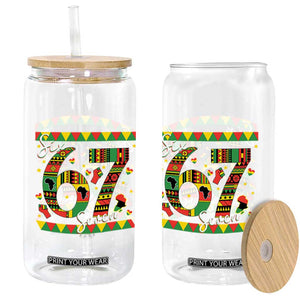 Funny Six Seven Meme Glass Can Pan African Culture Gift TS12 Print Your Wear
