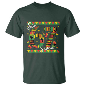 Funny Six Seven Meme T Shirt Pan African Culture Gift TS12 Dark Forest Green Print Your Wear