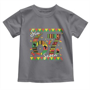 Funny Six Seven Meme Toddler T Shirt Pan African Culture Gift TS12 Charcoal Print Your Wear