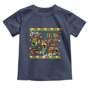 Funny Six Seven Meme Toddler T Shirt Pan African Culture Gift TS12 Navy Print Your Wear