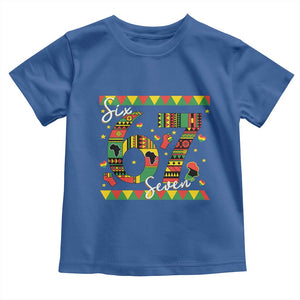 Funny Six Seven Meme Toddler T Shirt Pan African Culture Gift TS12 Royal Blue Print Your Wear