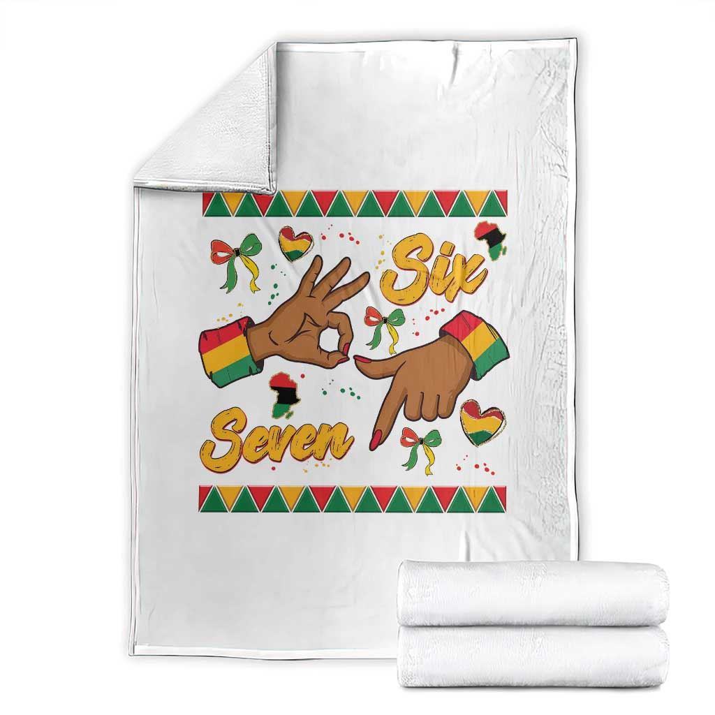 Funny 67 Meme Black History Month Throw Blanket Gen Z Alpha Gift - Print Your Wear