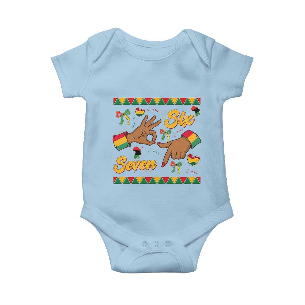 Funny 67 Meme Black History Month Baby Onesie Gen Z Alpha Gift TS12 Light Blue Print Your Wear
