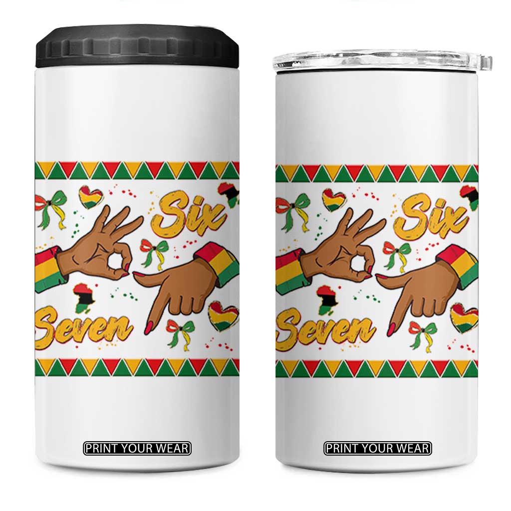 Funny 67 Meme Black History Month 4 in 1 Can Cooler Tumbler Gen Z Alpha Gift TS12 One Size: 16 oz White Print Your Wear