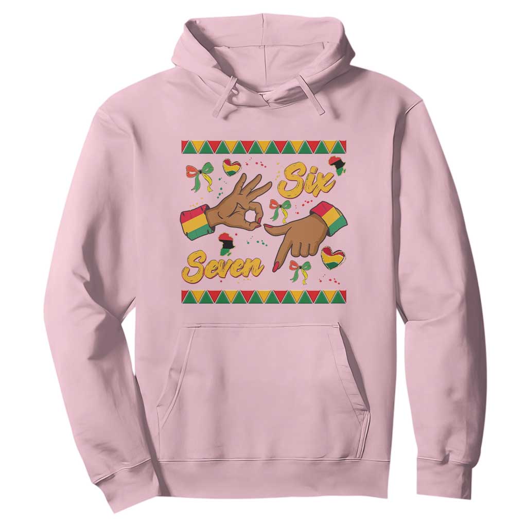 Funny 67 Meme Black History Month Hoodie Gen Z Alpha Gift TS12 Light Pink Print Your Wear
