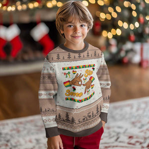 Funny 67 Meme Black History Month Ugly Christmas Sweater Gen Z Alpha Gift TS12 Mocha Mousse Print Your Wear