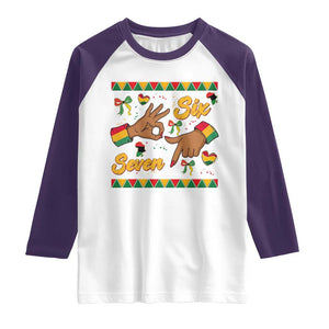 Funny 67 Meme Black History Month Raglan Shirt Gen Z Alpha Gift TS12 White Purple Print Your Wear