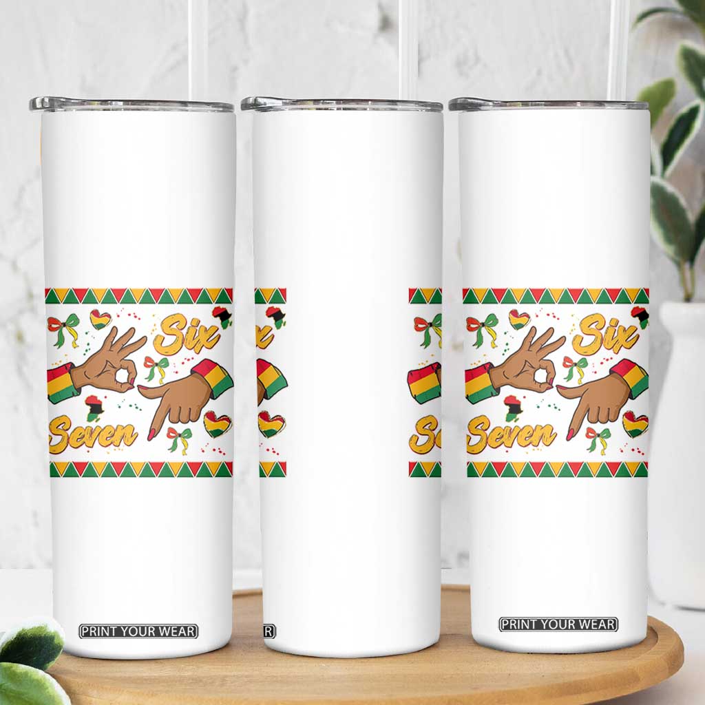 Funny 67 Meme Black History Month Skinny Tumbler Gen Z Alpha Gift TS12 Print Your Wear