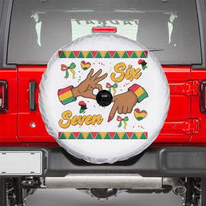 Funny 67 Meme Black History Month Spare Tire Cover Gen Z Alpha Gift TS12 White Print Your Wear