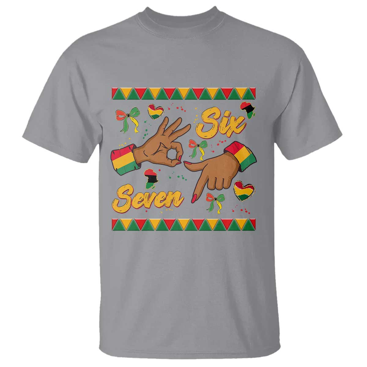 Funny 67 Meme Black History Month T Shirt Gen Z Alpha Gift TS12 Sport Gray Print Your Wear