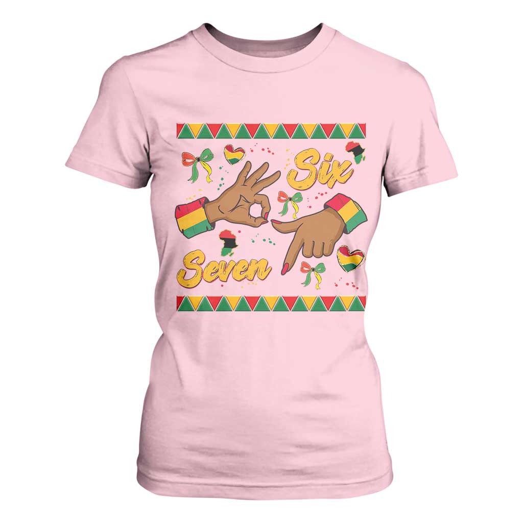 Funny 67 Meme Black History Month T Shirt For Women Gen Z Alpha Gift TS12 Light Pink Print Your Wear