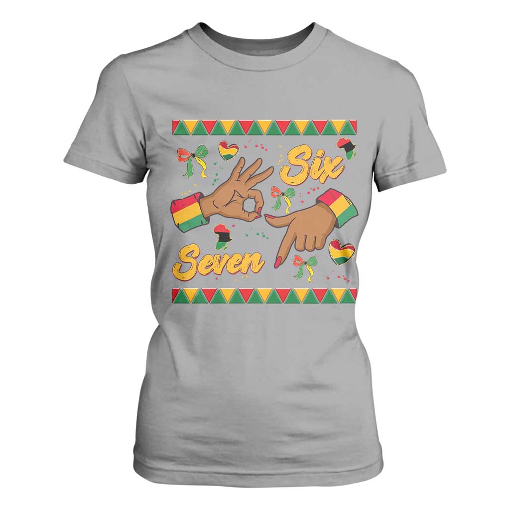 Funny 67 Meme Black History Month T Shirt For Women Gen Z Alpha Gift TS12 Sport Gray Print Your Wear