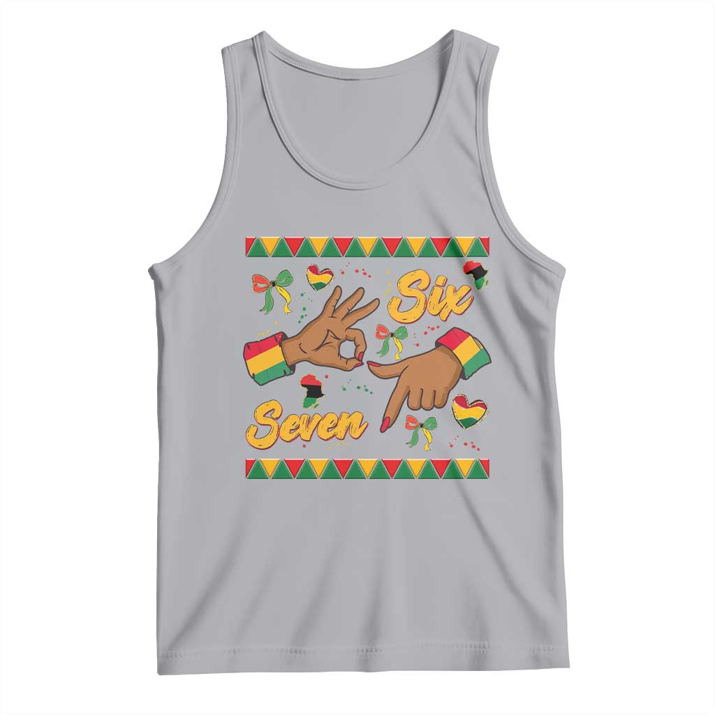 Funny 67 Meme Black History Month Tank Top Gen Z Alpha Gift TS12 Athletic Heather Print Your Wear