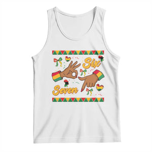 Funny 67 Meme Black History Month Tank Top Gen Z Alpha Gift TS12 White Print Your Wear