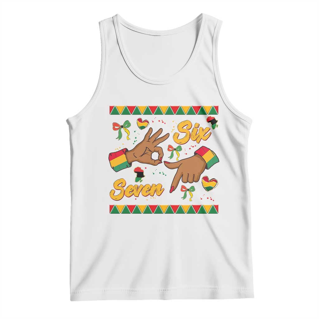 Funny 67 Meme Black History Month Tank Top Gen Z Alpha Gift TS12 White Print Your Wear