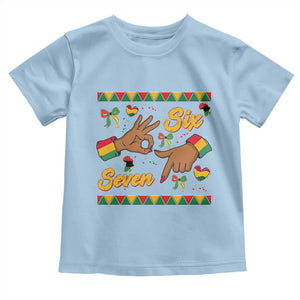 Funny 67 Meme Black History Month Toddler T Shirt Gen Z Alpha Gift TS12 Light Blue Print Your Wear