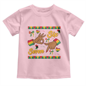 Funny 67 Meme Black History Month Toddler T Shirt Gen Z Alpha Gift TS12 Light Pink Print Your Wear
