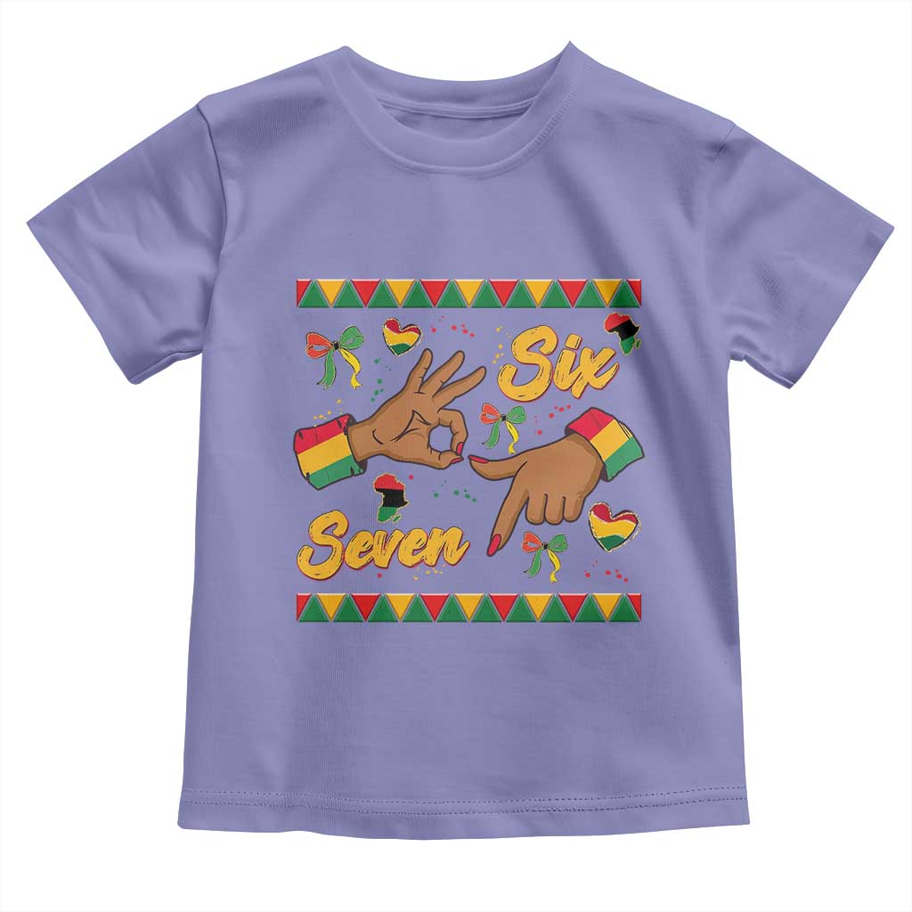Funny 67 Meme Black History Month Toddler T Shirt Gen Z Alpha Gift TS12 Violet Print Your Wear