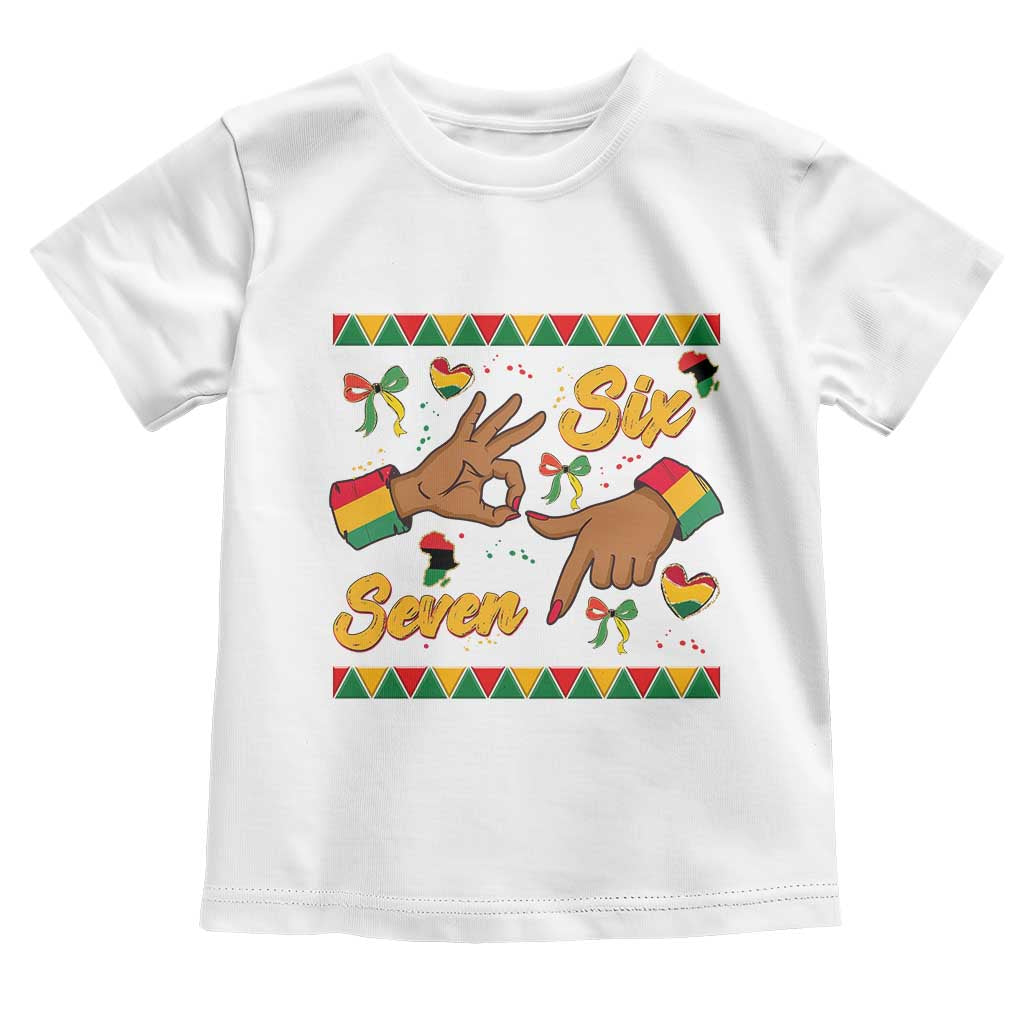 Funny 67 Meme Black History Month Toddler T Shirt Gen Z Alpha Gift TS12 White Print Your Wear