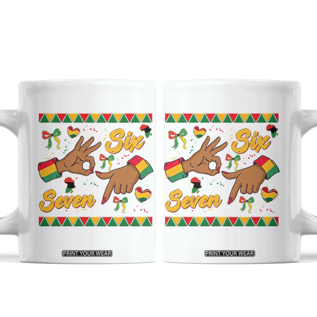 Funny 67 Meme Black History Month Coffee Mug Gen Z Alpha Gift TS12 White Print Your Wear