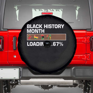 Funny Black History Month Loading Spare Tire Cover Six Seven Meme TS12 Black Print Your Wear