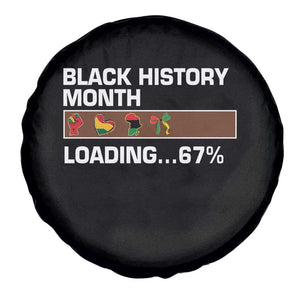 Funny Black History Month Loading Spare Tire Cover Six Seven Meme TS12 Print Your Wear