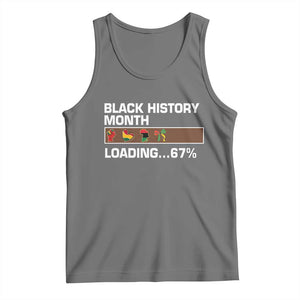 Funny Black History Month Loading Tank Top Six Seven Meme TS12 Black Heather Print Your Wear