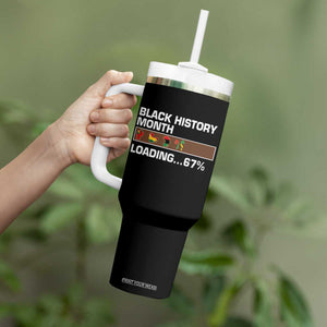 Funny Black History Month Loading Tumbler With Handle Six Seven Meme TS12 Print Your Wear