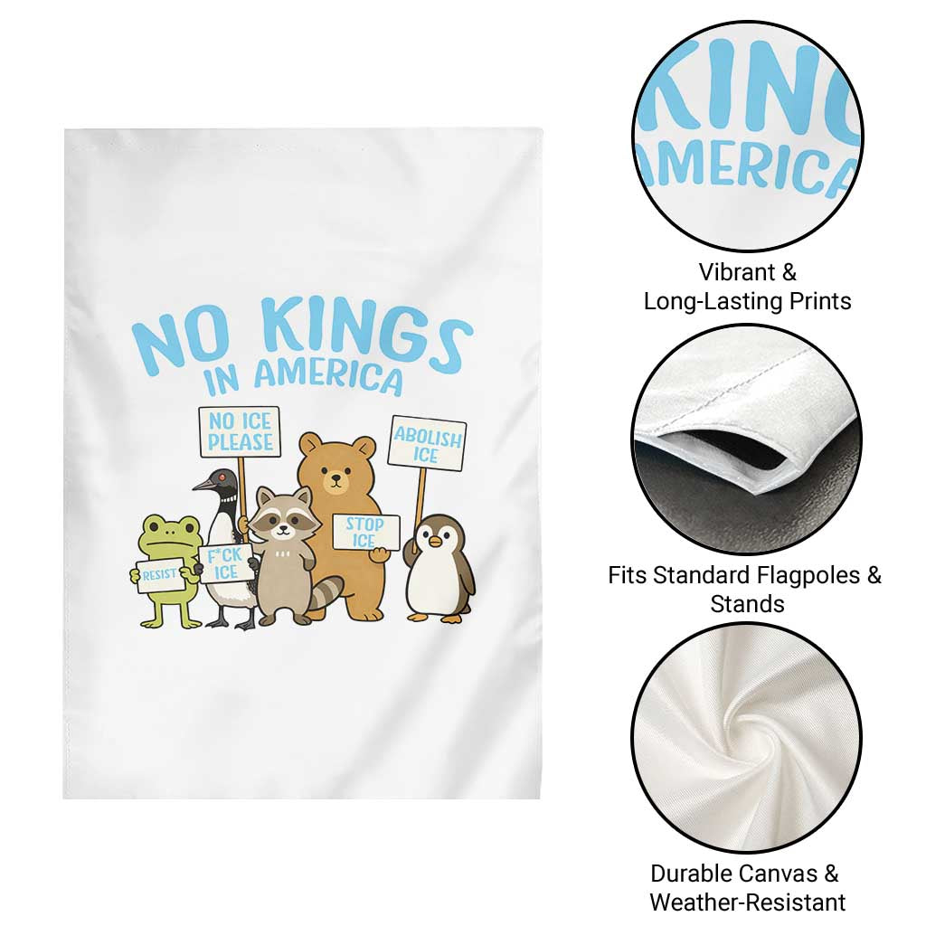 Funny Protest Animals Abolish Ice Garden Flag Minneapolis USA Support Gift TS12 Print Your Wear