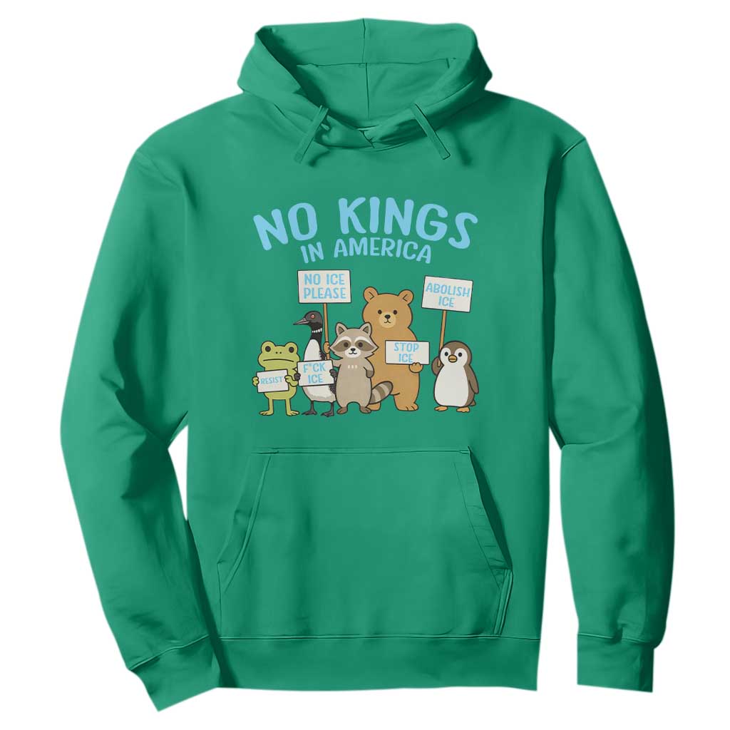 Funny Protest Animals Abolish Ice Hoodie Minneapolis USA Support Gift TS12 Irish Green Print Your Wear