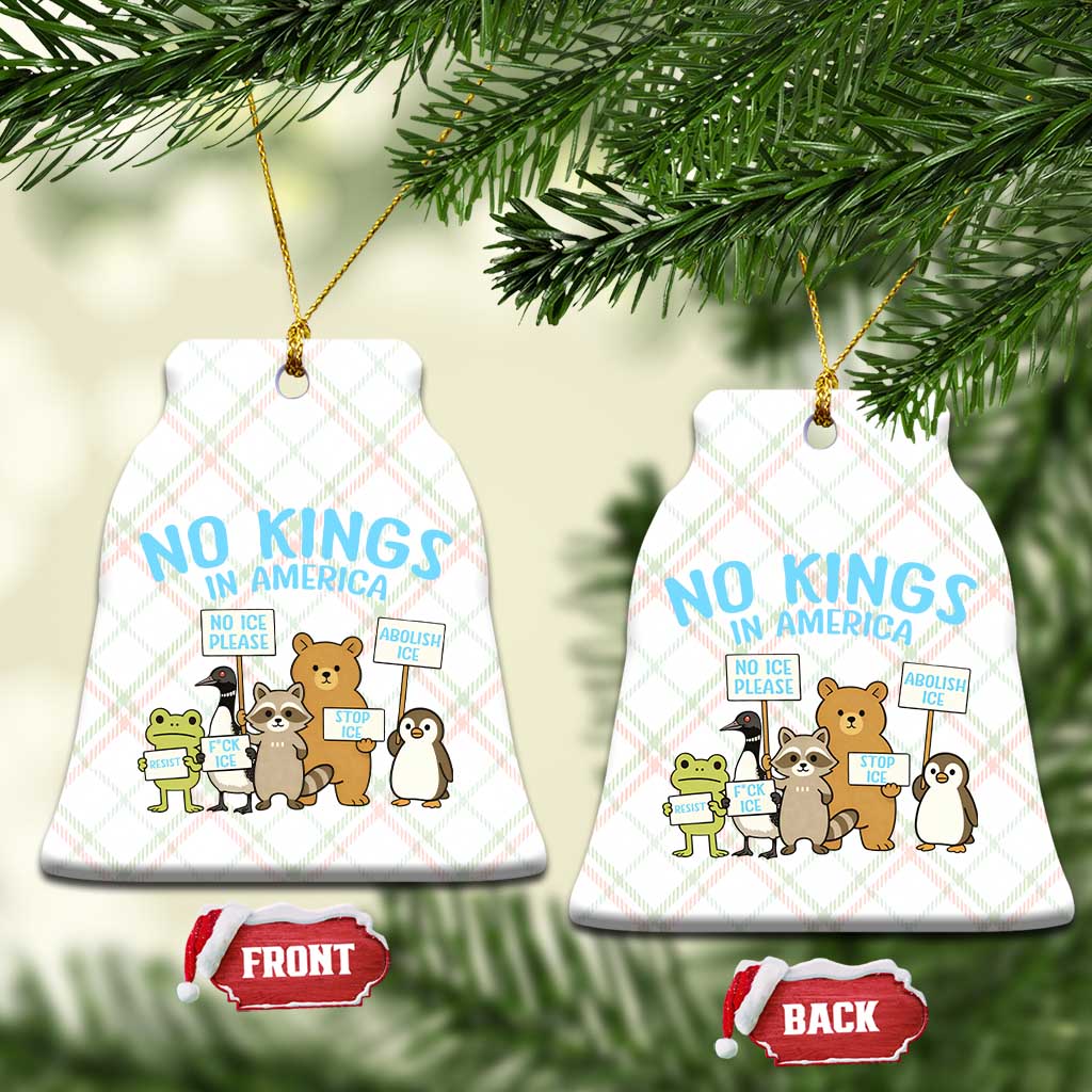 Funny Protest Animals Abolish Ice Ceramic Ornament Minneapolis USA Support Gift TS12 Print Your Wear