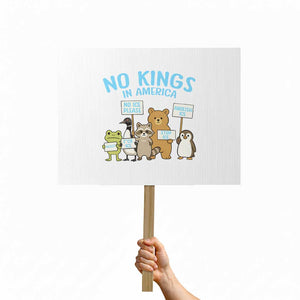 Funny Protest Animals Abolish Ice Protest Sign Minneapolis USA Support Gift TS12 Horizontal 18" × 24" White Print Your Wear