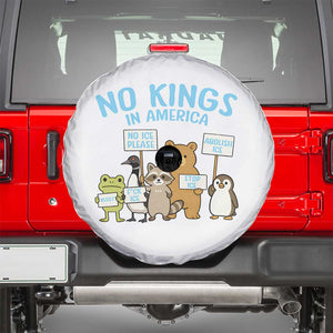 Funny Protest Animals Abolish Ice Spare Tire Cover Minneapolis USA Support Gift TS12 White Print Your Wear