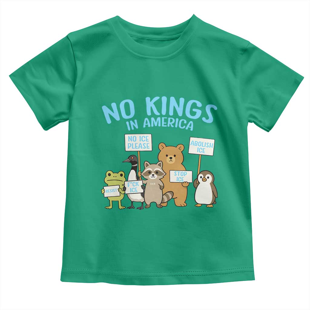 Funny Protest Animals Abolish Ice Toddler T Shirt Minneapolis USA Support Gift TS12 Irish Green Print Your Wear