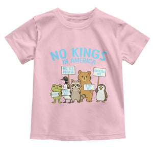 Funny Protest Animals Abolish Ice Toddler T Shirt Minneapolis USA Support Gift TS12 Light Pink Print Your Wear
