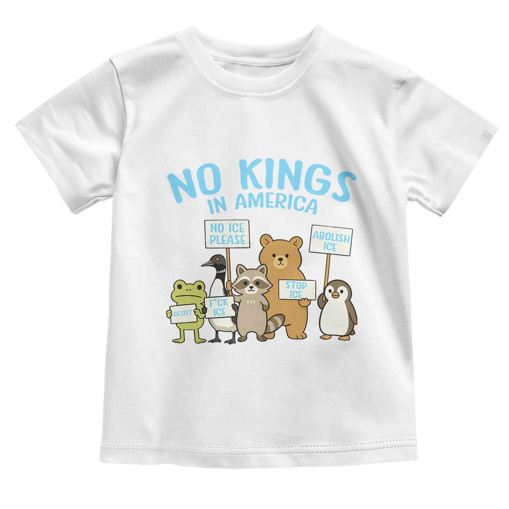 Funny Protest Animals Abolish Ice Toddler T Shirt Minneapolis USA Support Gift TS12 White Print Your Wear