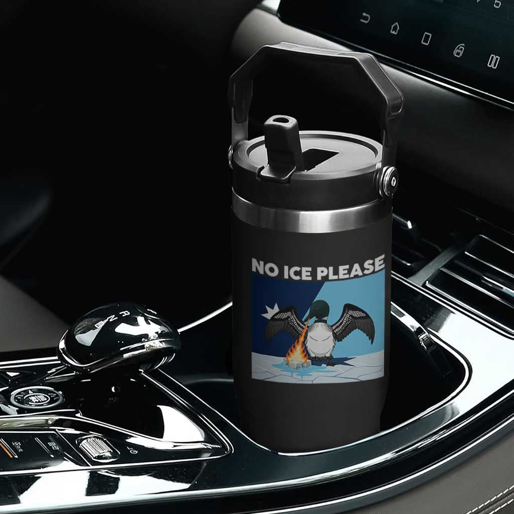 Funny Fire Breathing Loon Flip Straw Tumbler No Ice Please TS12 Print Your Wear