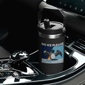 Funny Fire Breathing Loon Flip Straw Tumbler No Ice Please TS12 Print Your Wear