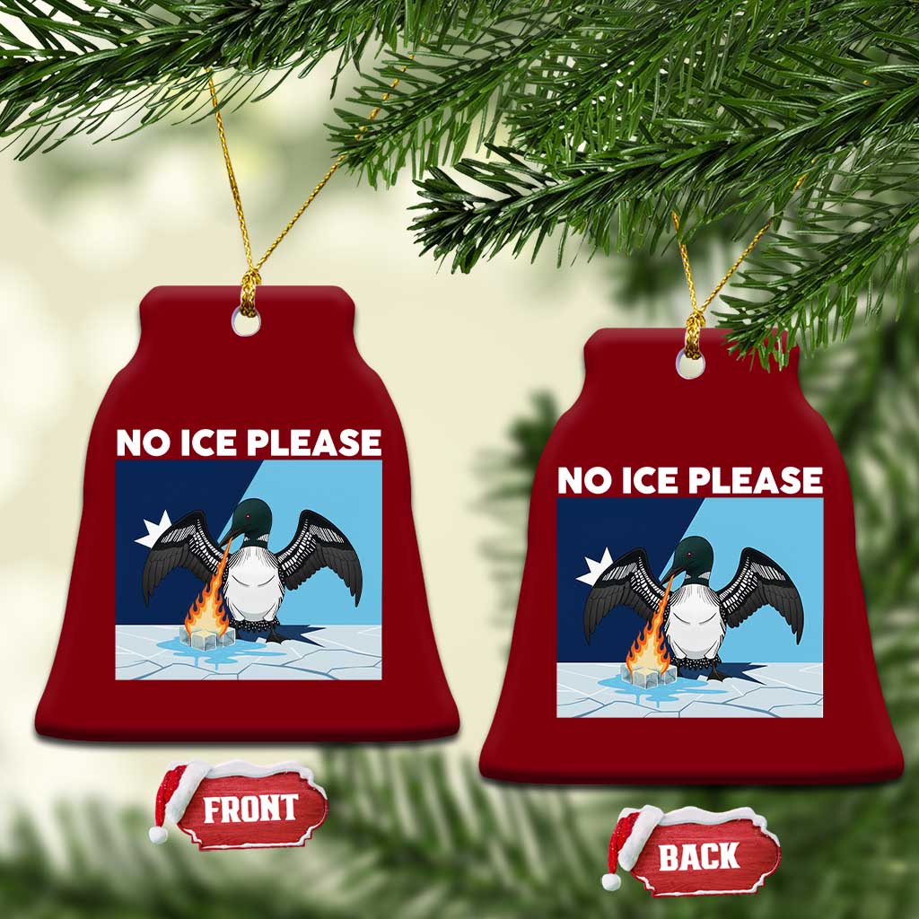Funny Fire Breathing Loon Ceramic Ornament No Ice Please TS12 Print Your Wear