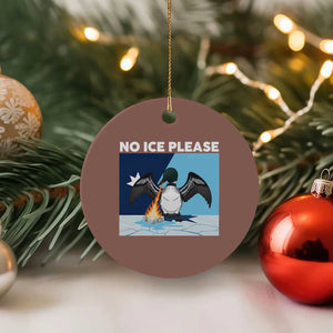 Funny Fire Breathing Loon Ceramic Ornament No Ice Please TS12 1pc Mocha Print Your Wear